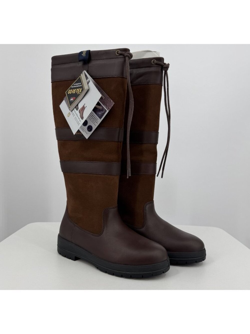 Dubarry of Ireland Galway Gore-Tex Waterproof Country Tall Boots Walnut 37/5.5-6